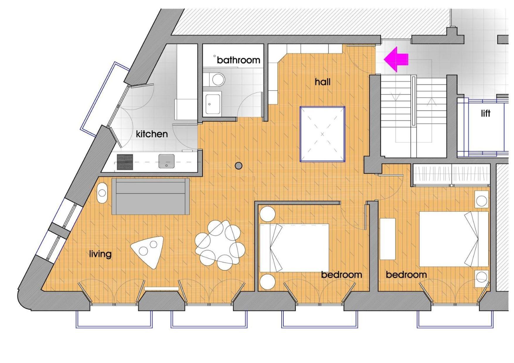 Homeyseville-Luxury Apartment Arenal 6 Pax, Parking Optional 外观 照片